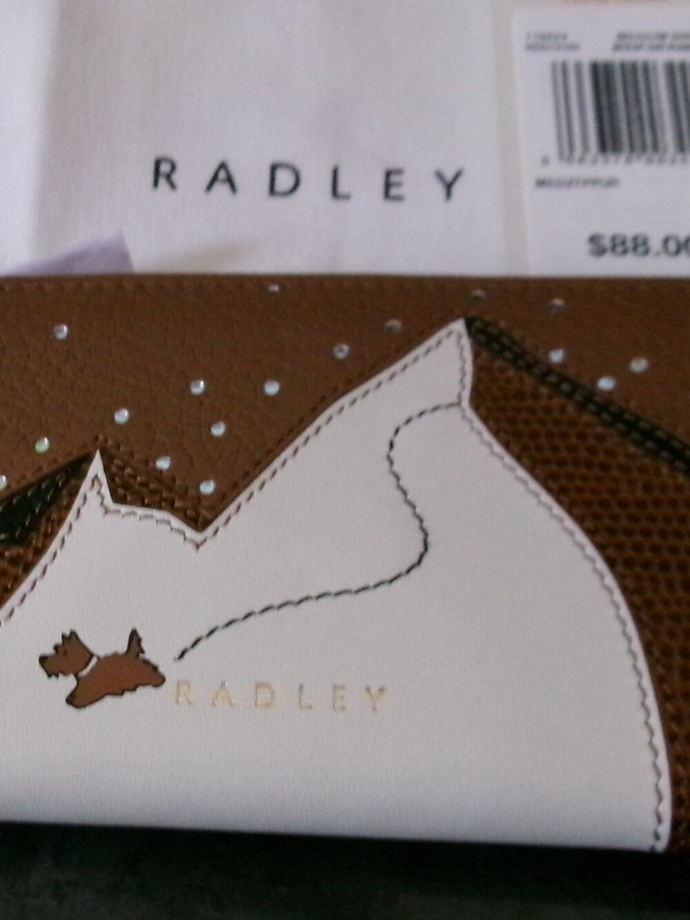 NWT Radley London Mountain Wanderer Brown Leather Wallet